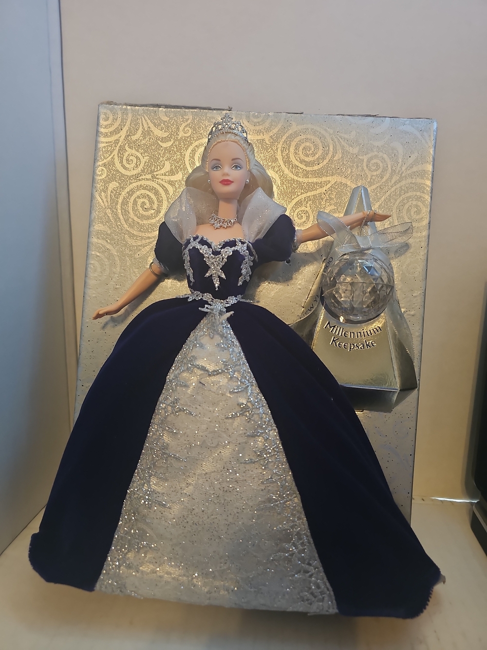 Barbie Millennium Keepsake Doll in Navy Blue and Silver Gown